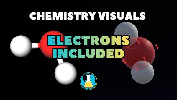 Why don't chemistry visuals show the electrons?