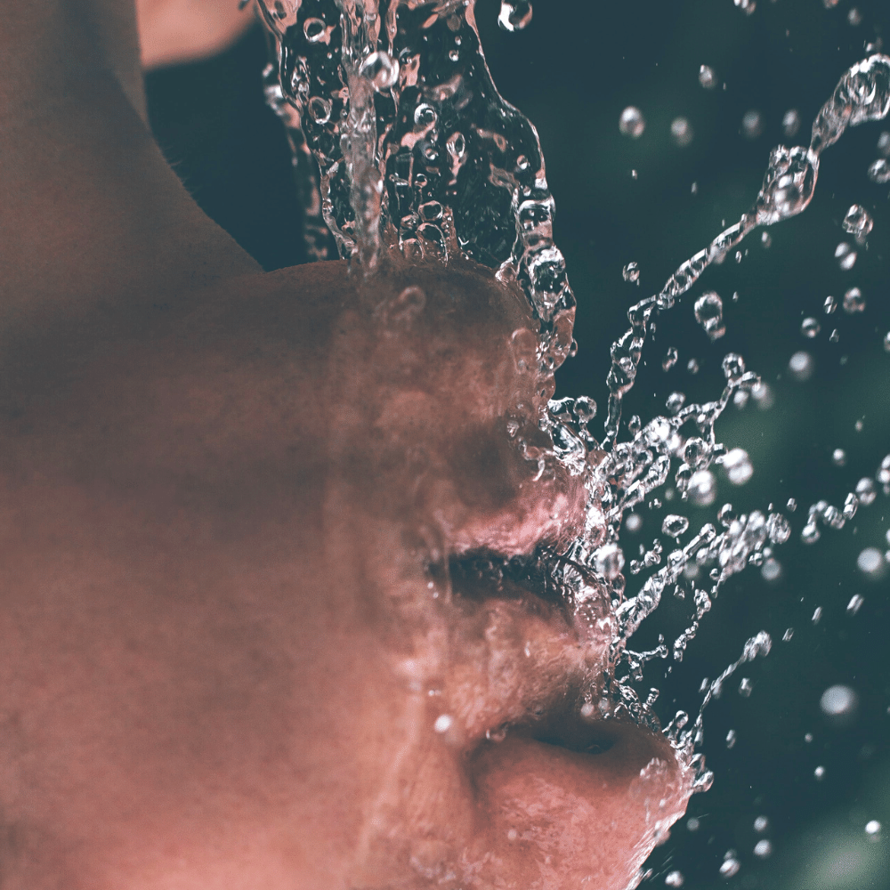 can you drink water upside down