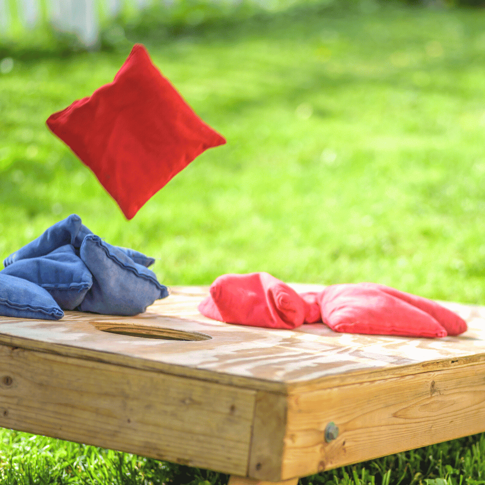 how to clean corn hole bags