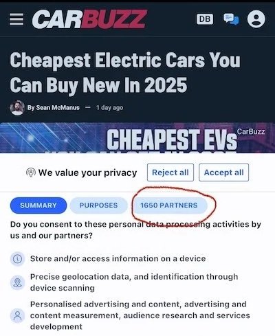  Good thing I don’t need to buy an EV. 