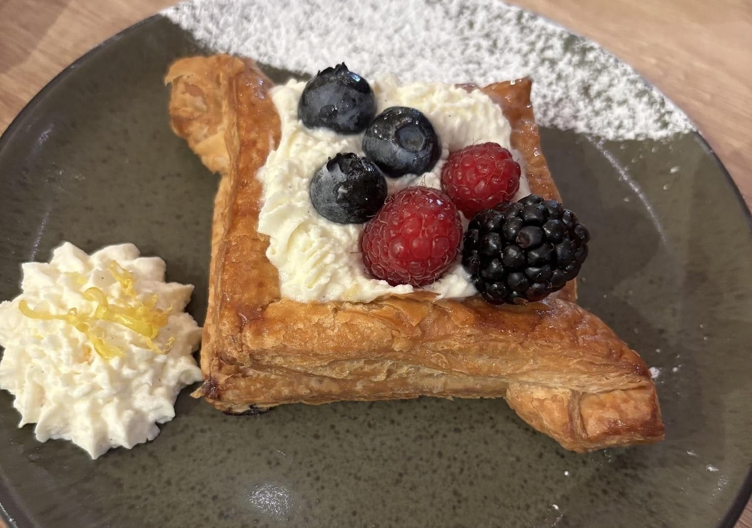 Photograph of meyer lemon tart from Storybook