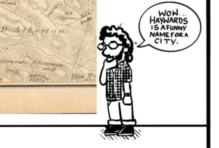 Detail of the comic. 