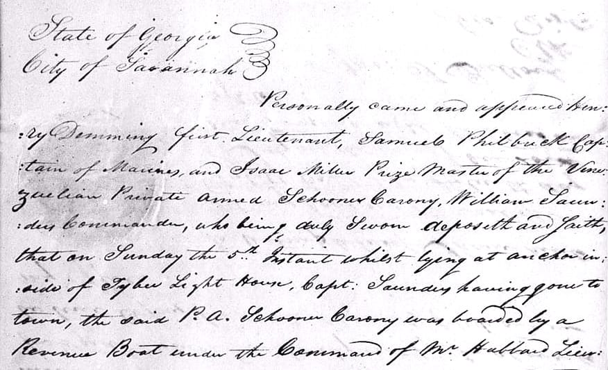 A handwritten document.