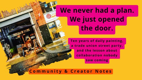 We never had a plan. We just opened the door.