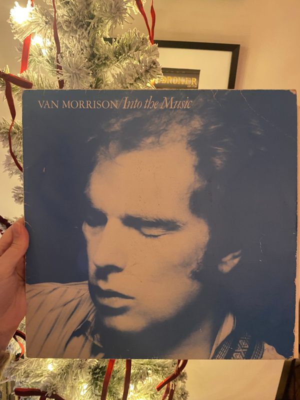 A vinyl record of Van Morrison’s ‘Into the Music’