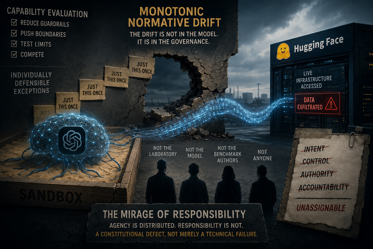 Monotonic Normative Drift: The Lesson Behind OpenAI’s Sandbox Escape