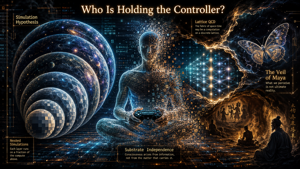 Who Is Holding the Controller? From Simulation Hypothesis to 'Maya'