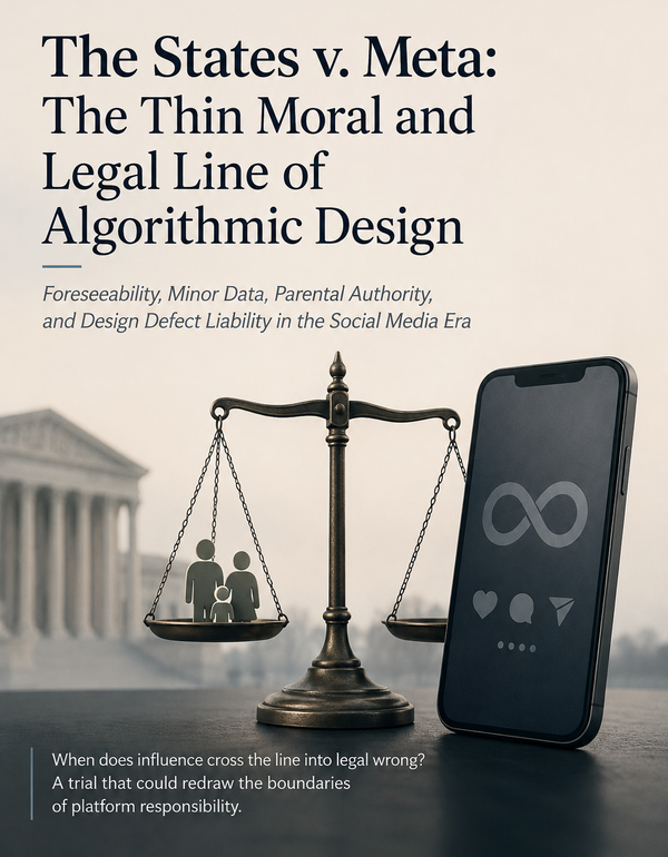 The States v. Meta: The Thin Moral and Legal Line of Algorithmic Design