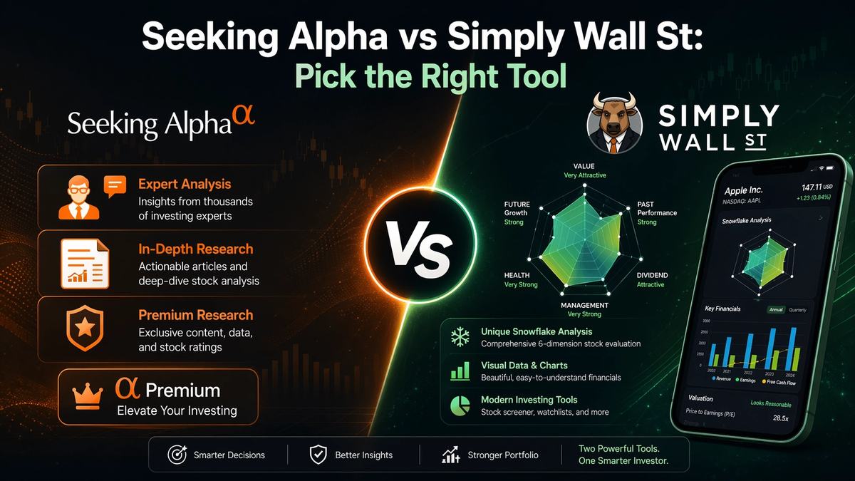 Seeking Alpha vs Simply Wall St: Pick the Right Tool