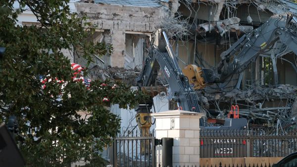 White House East Wing Demolished for New Ballroom