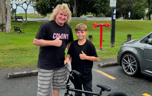 Brisbane BMX Legend Gifts Local Kid a New Ride