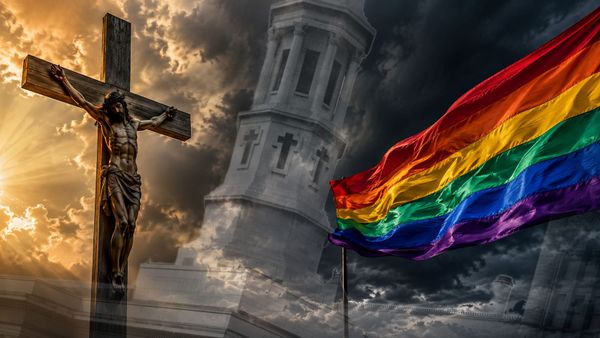 Catholic Men's Group Hits Road Block at Pride Parade — and it wasn't from the Parade-goers