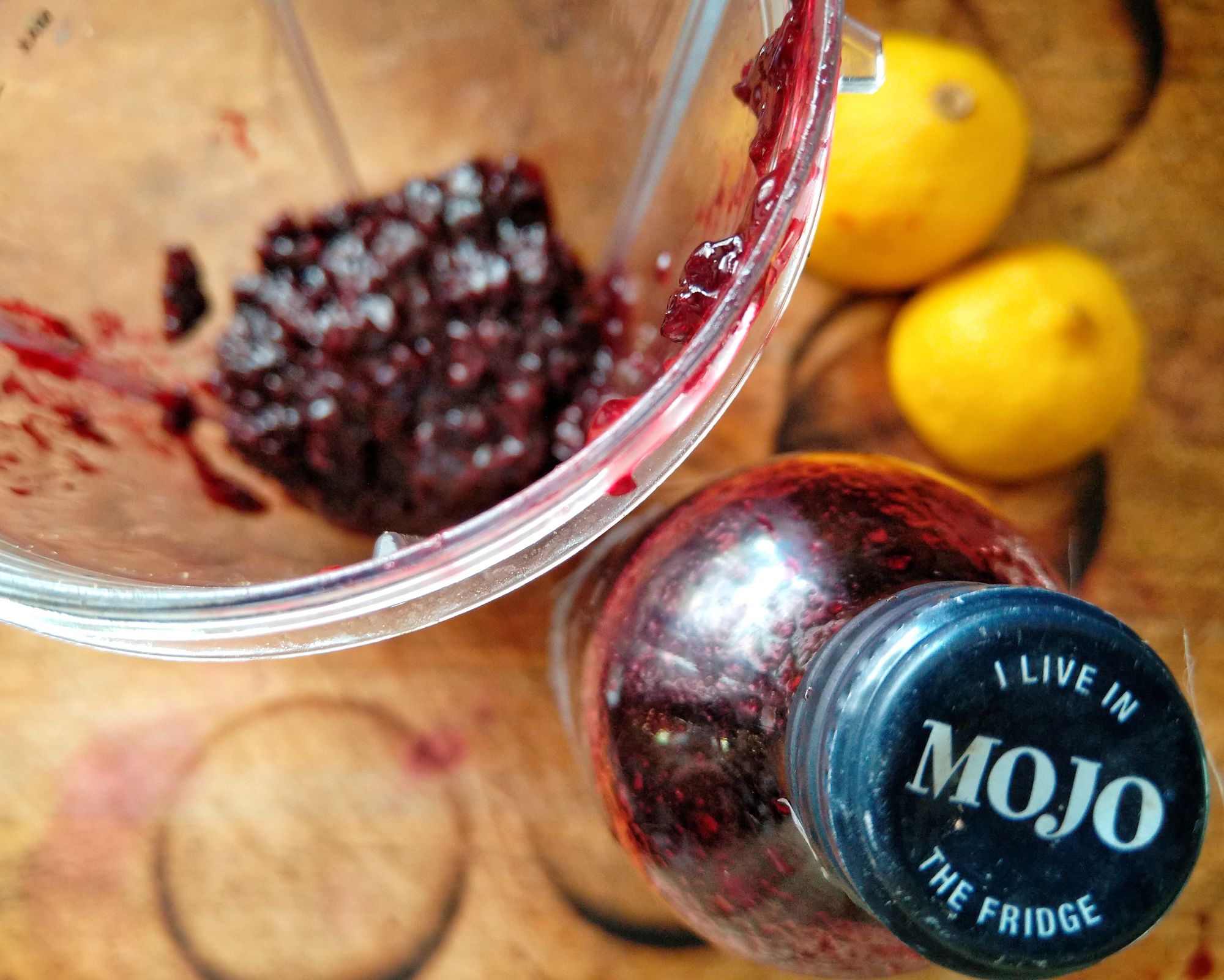 Blackberry reduction is the yummy waste product of making squash! - Victoria Waghorn