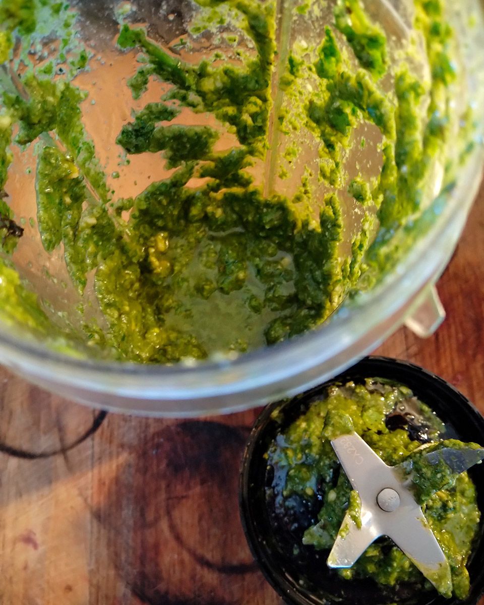 Voila! I give you pesto. - Victoria Waghorn