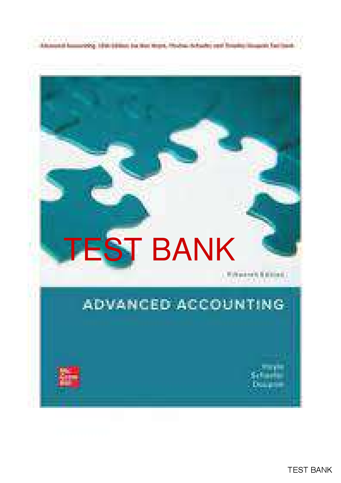 Advanced Accounting 15th Edition By Joe Ben Hoyle, Thomas Schaefer, Timothy Doupnik SOLUTIONS MANUAL