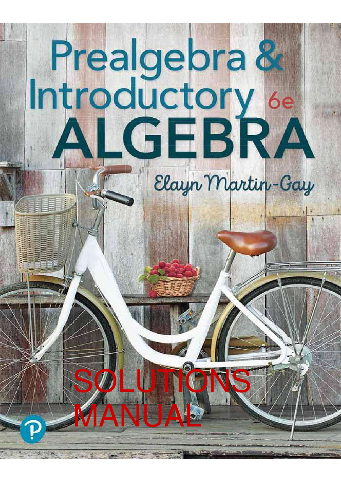 Prealgebra And Introductory Algebra 6th Edition By Elayne Martin Gay SOLUTIONS MANUAL