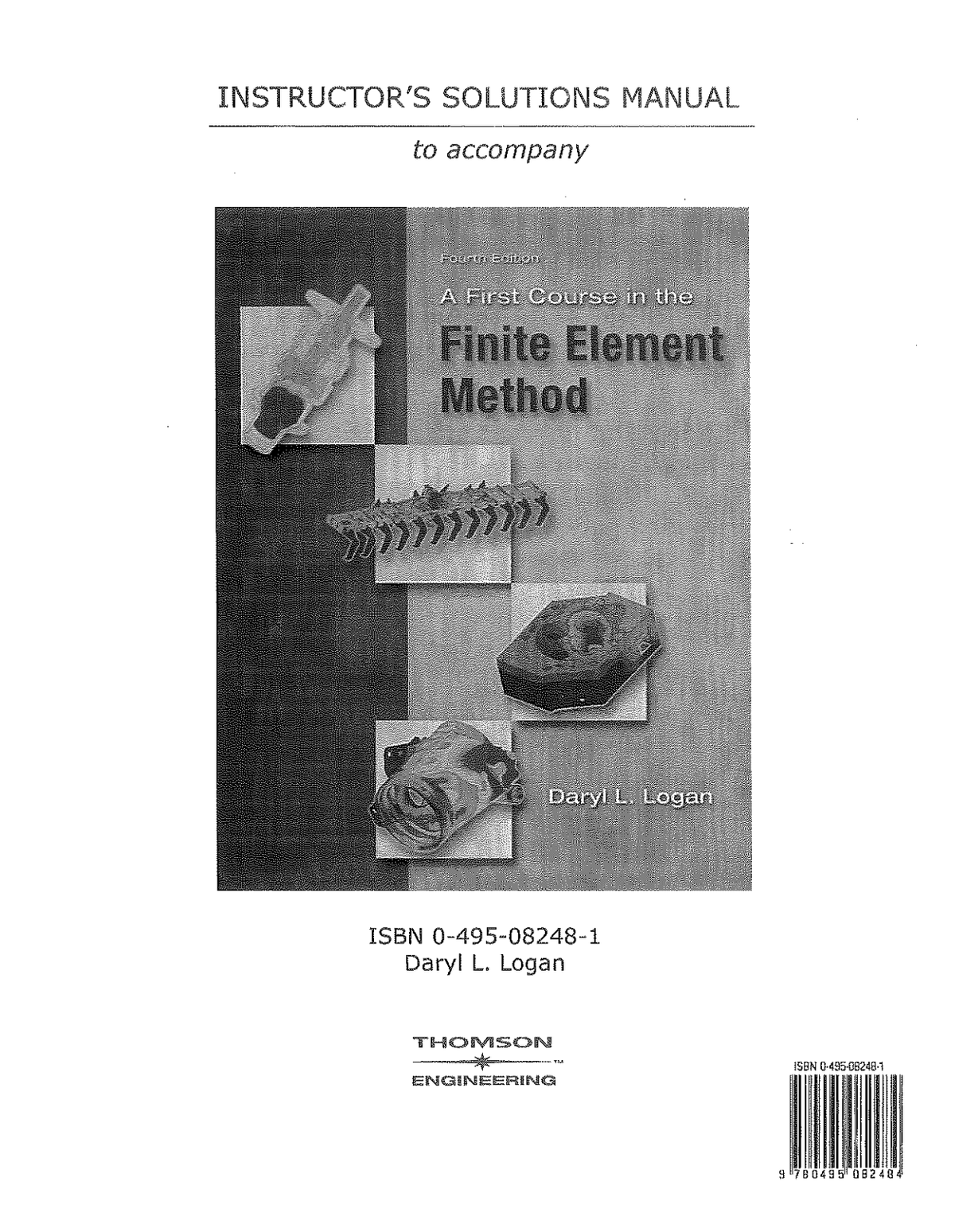 Solutions Manual For A First Course in the Finite Element Method 4th Edition By Daryl L. Logan