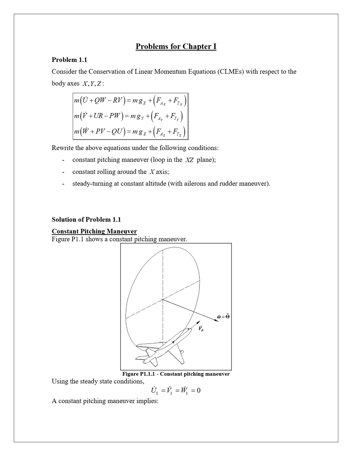 Solutions Manual For Aircraft Dynamics From Modeling to Simulation 1st Edition By Napolitano