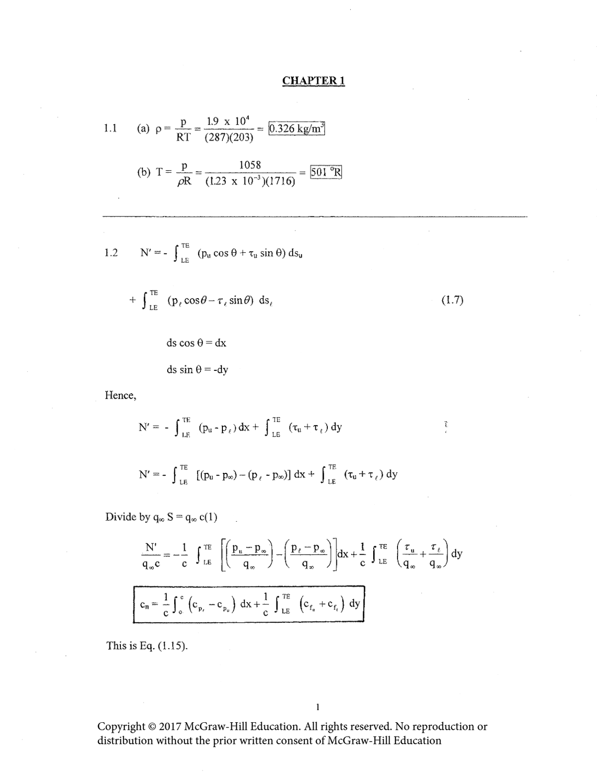 Solutions Manual for Fundamentals of Aerodynamics 6th Edition by John D. Anderson