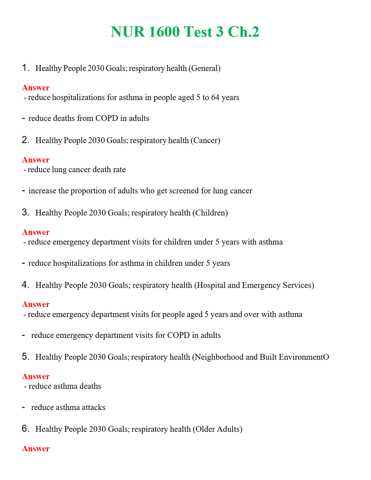 NUR 1600 TEST 3 CH.2 | COMPLETE QUESTIONS & ANSWERS (SOLVED) 100% CORRECT