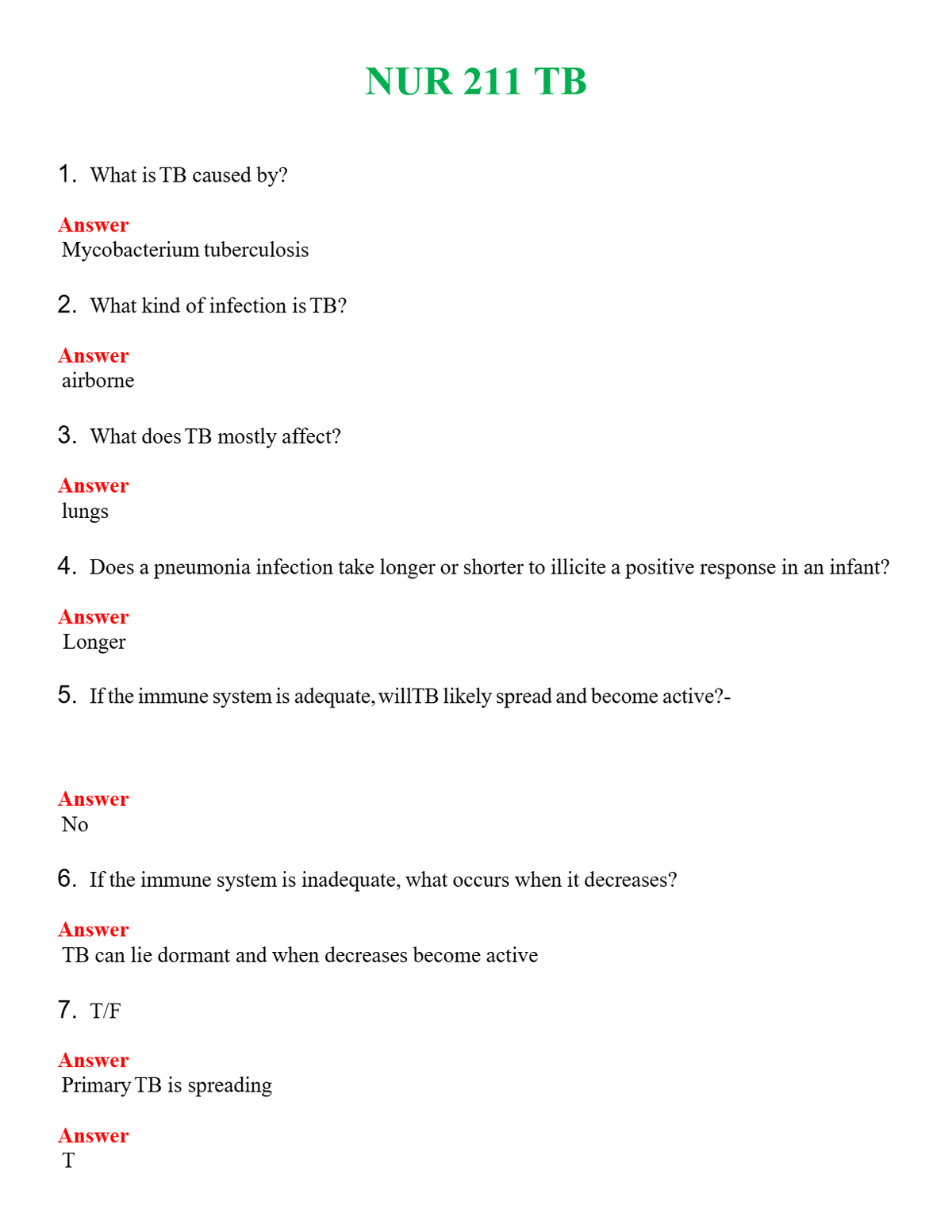 NUR 211 TB | A+ RATED GUIDE | QUESTIONS AND ANSWERS (SOLVED)