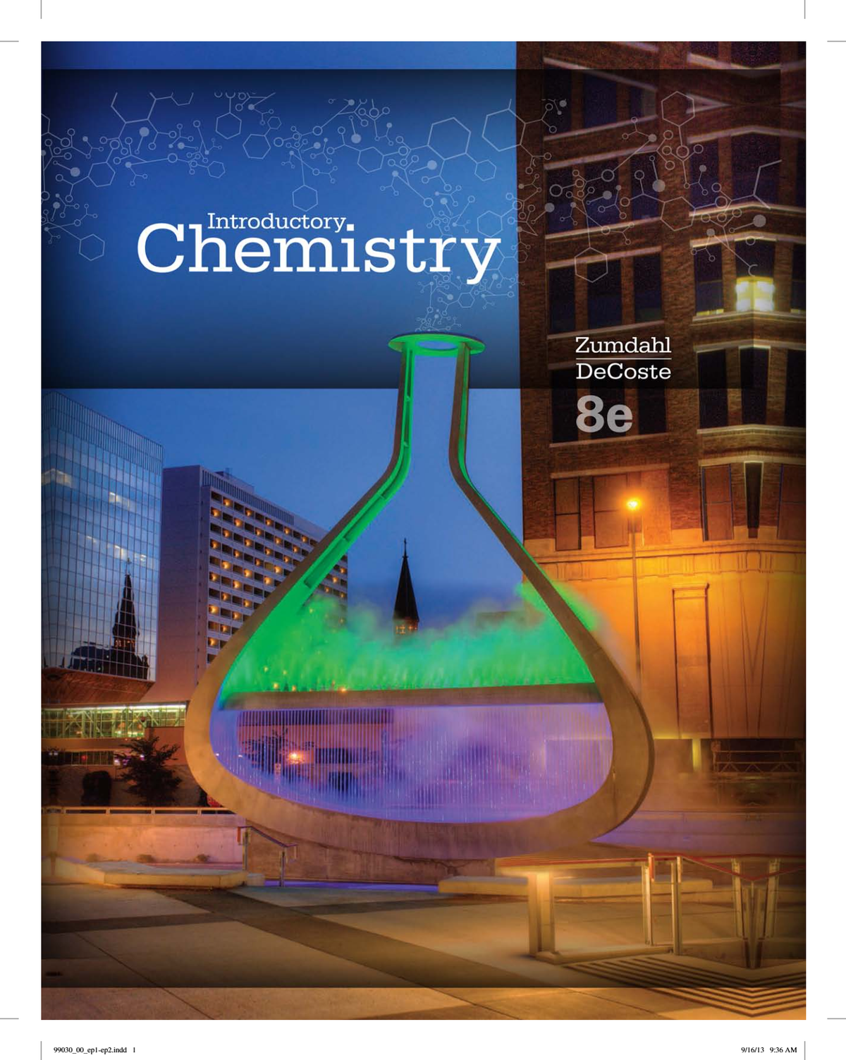 Introductory Chemistry 8th Edition By Steven Zumdahl, Donald DeCoste