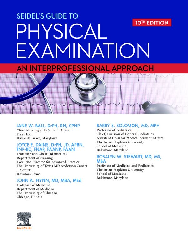 Seidel's Guide to Physical Examination: An Interprofessional Approach (Mosby's Guide to Physical Examination) 10th Edition Complete PDF FILE.