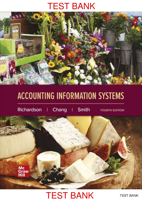 Accounting Information System 4th Edition By Vernon Richardson, Chengyee Chang, Rod Smith SOLUTIONS MANUAL ( Graded A+ With Complete Solution)