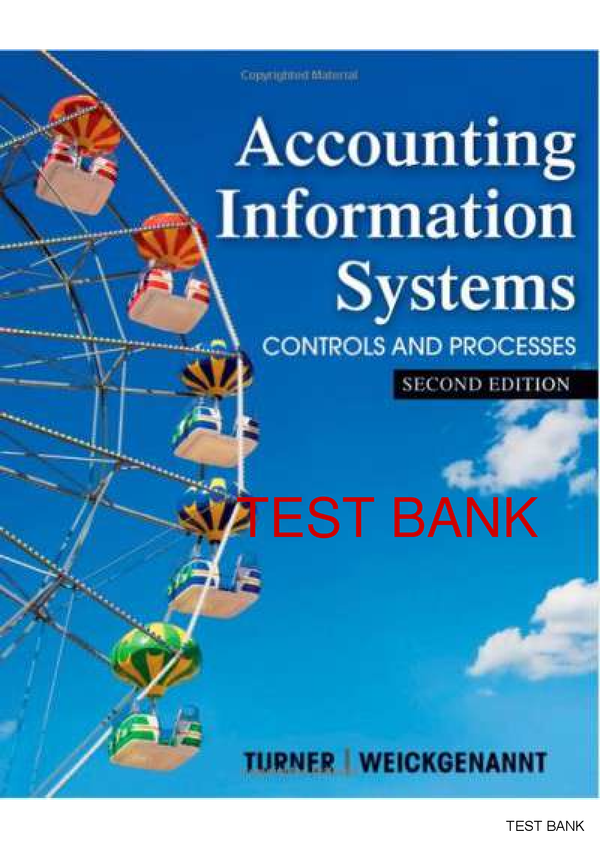 Accounting Information Systems The Processes And Controls 2nd Edition By Leslie Turner, Andrea Weickgenannt SOLUTIONS MANUAL
