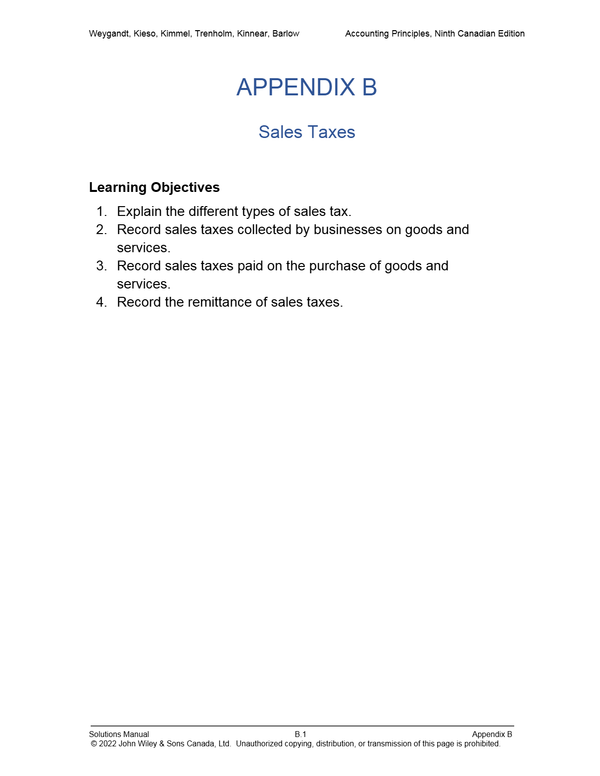 Accounting Principles, 9e Canadian, Volume 1 Weygandt Solution manual