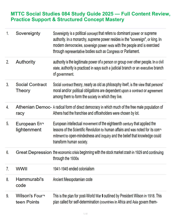 MED SURG 2 NUR 265 Comprehensive Study Guide — Critical Concepts, Detailed Explanations & 2025 High-Level Review