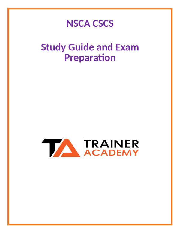 NSCA CSCS Exam Prep – Verified Questions & Study Guide for Success