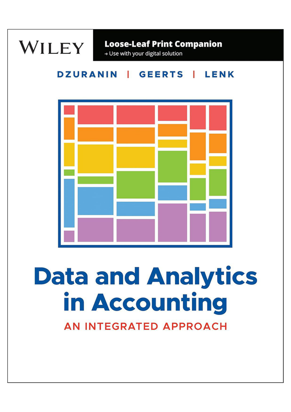 Solution manual For Data and Analytics in Accounting, 1e Dzuranin