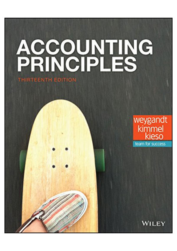 Solution manual for Accounting Principles 13th Edition by. Weygandt