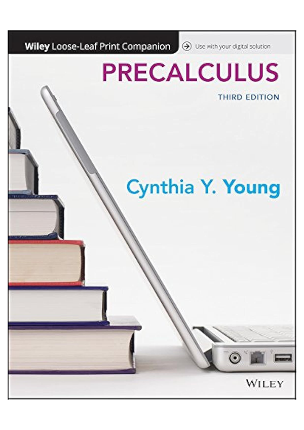 Solution manual for Precalculus 3rd Edition Cynthia Y. Young