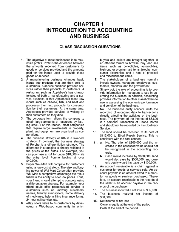 Solutions Manual For Accounting 21st Edition By warren reeve