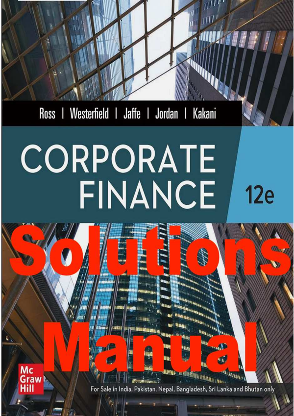 Solutions Manual For Essentials of Organizational Behavior 16th Edition By Stephen Robbins, Timothy Judge