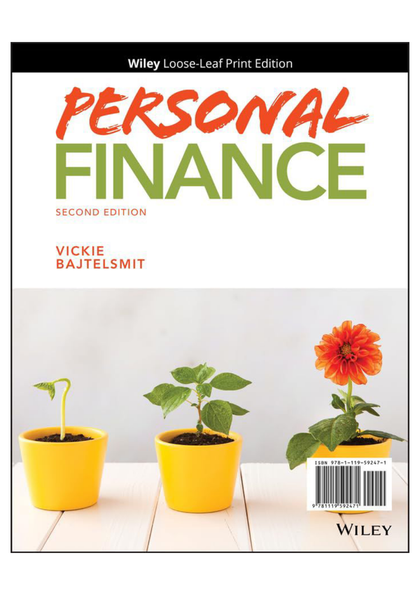 Solutions for each chapter and Solution manual for Personal Finance, 2nd Edition by Vickie L. Bajtelsmit