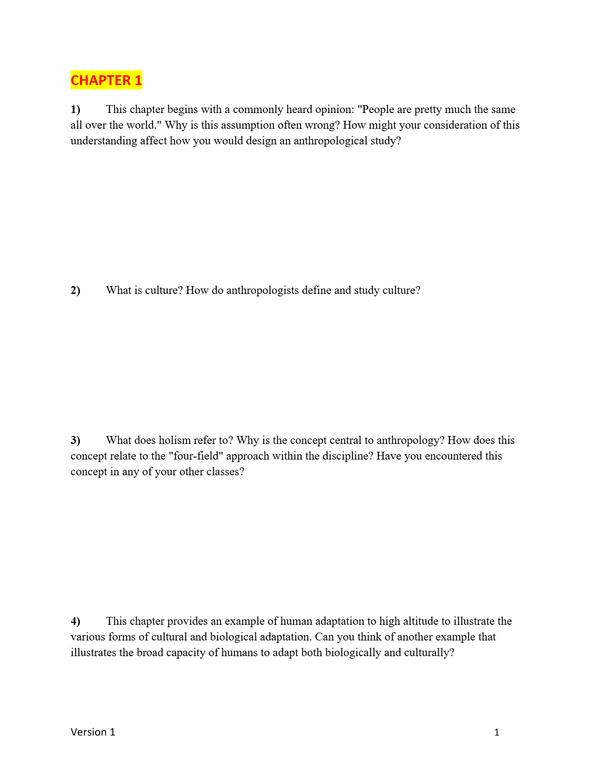 Window on Humanity, A Concise Introduction to Anthropology, 10th Edition by Conrad Kottak | TEST BANK