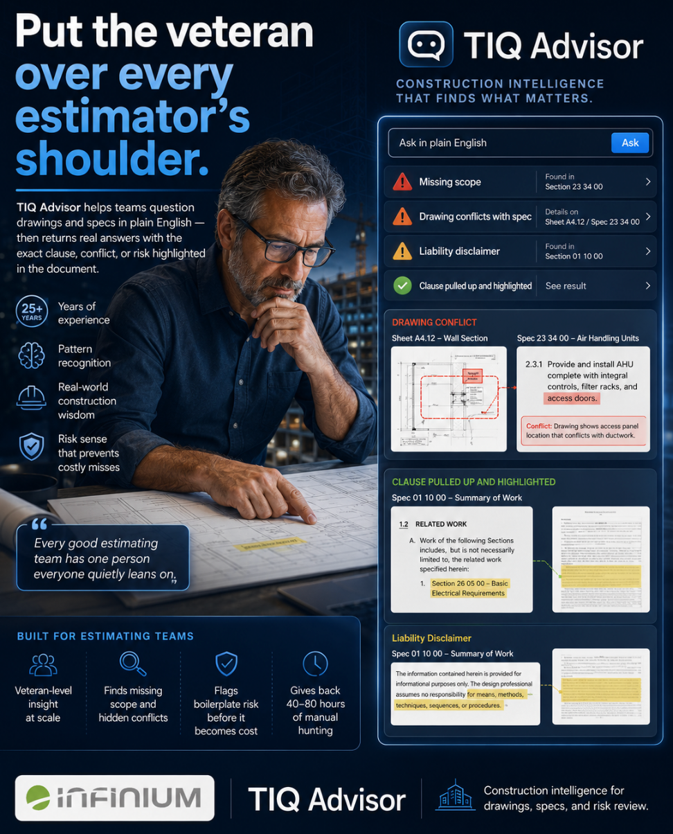 Meet the estimator who never skims.
