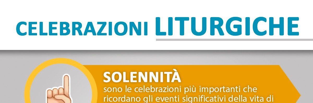 [INFOGRAFICA] I 3 tipi di Celebrazioni Liturgiche