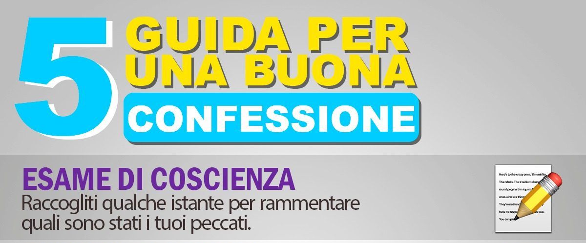Guida per una Buona Confessione [Infografica]