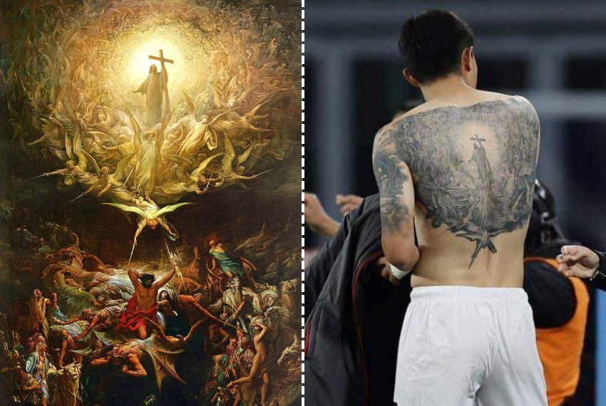 Mondiali Qatar 2022: Giocatore Sudcoreano mostra il Tatuaggio di Cristo