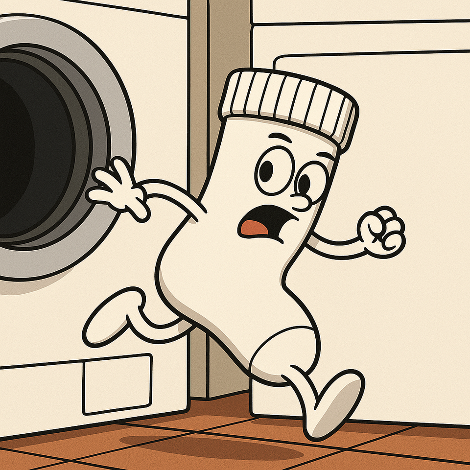 You Ever Wonder Where Your Missing Sock Went?