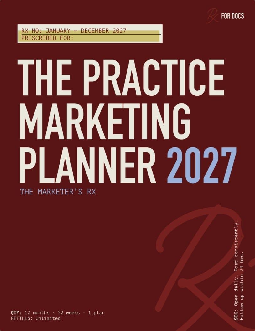 The Practice Marketing Planner 2027