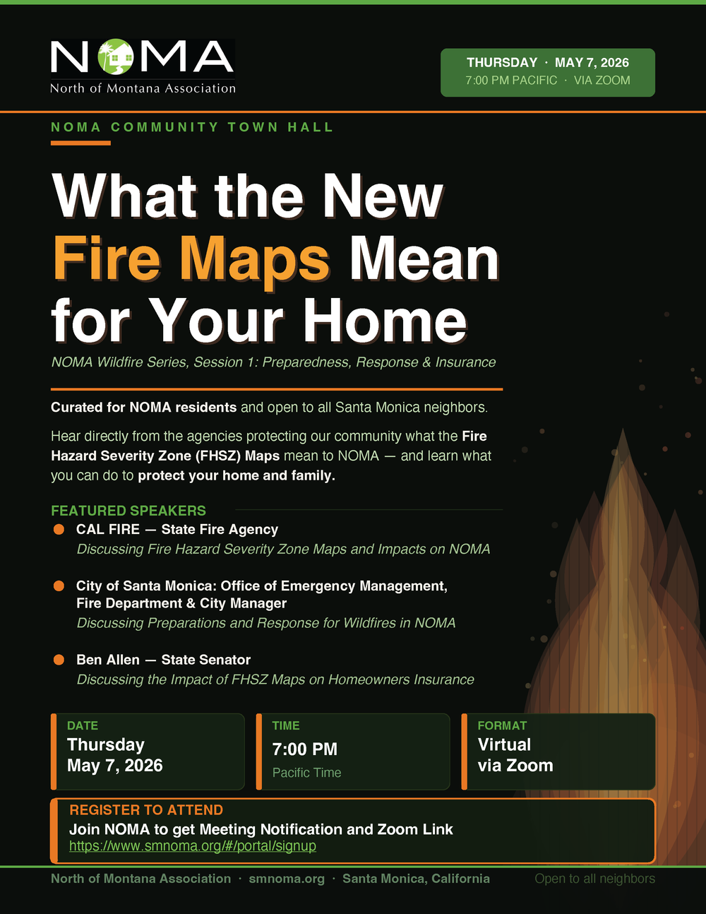 Wildfire Series invitation
