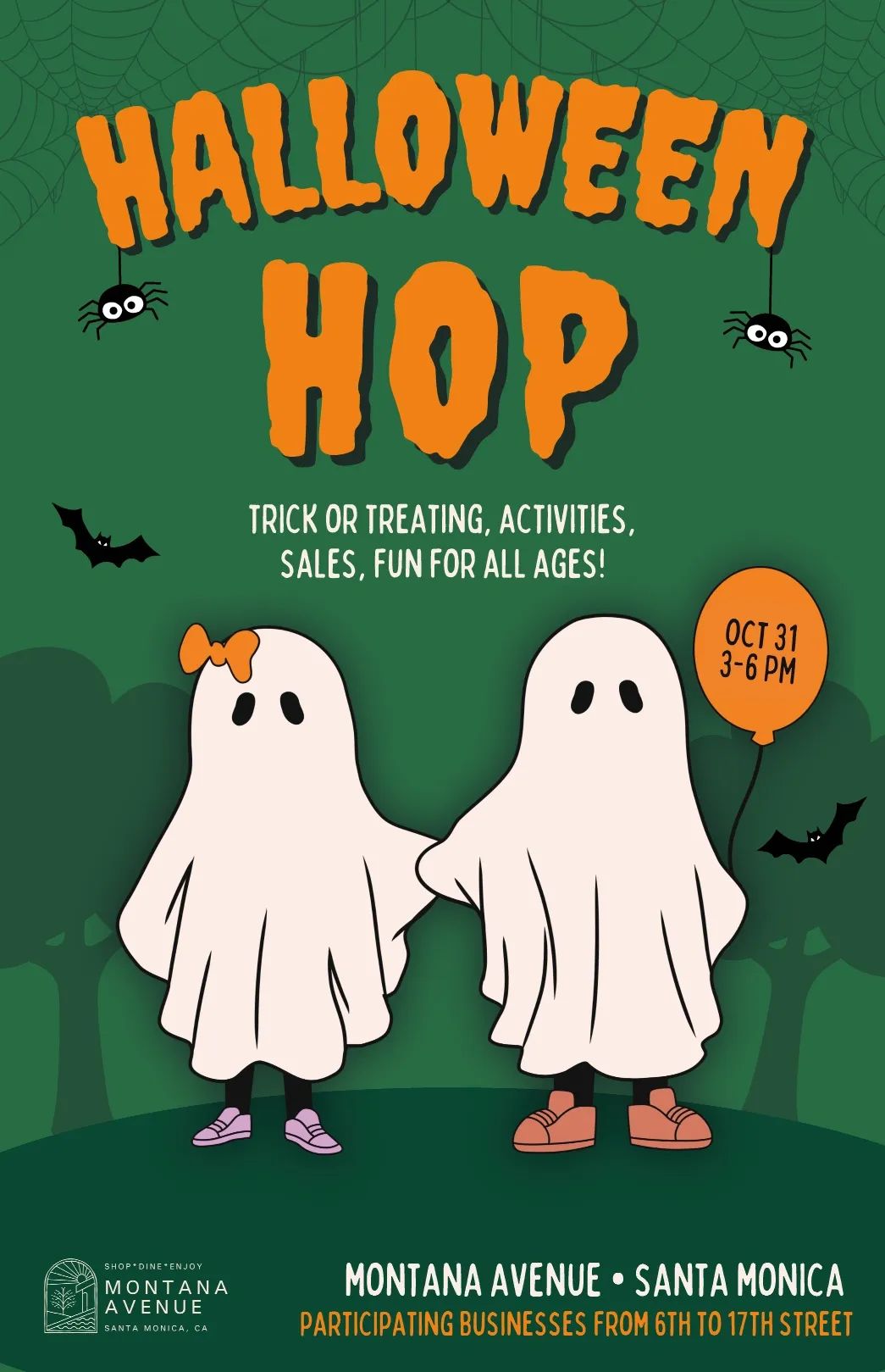 Halloween Hop on Montana Ave