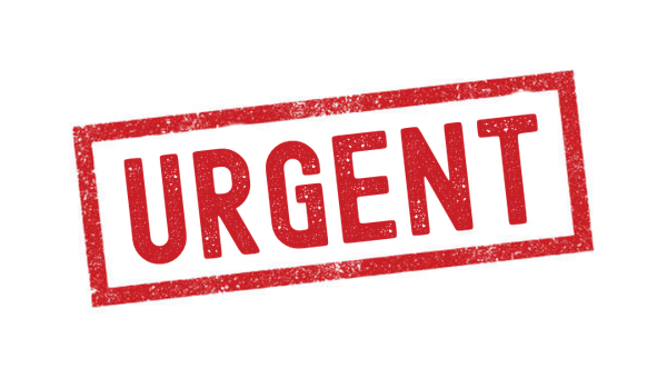 URGENT: Call to Action
