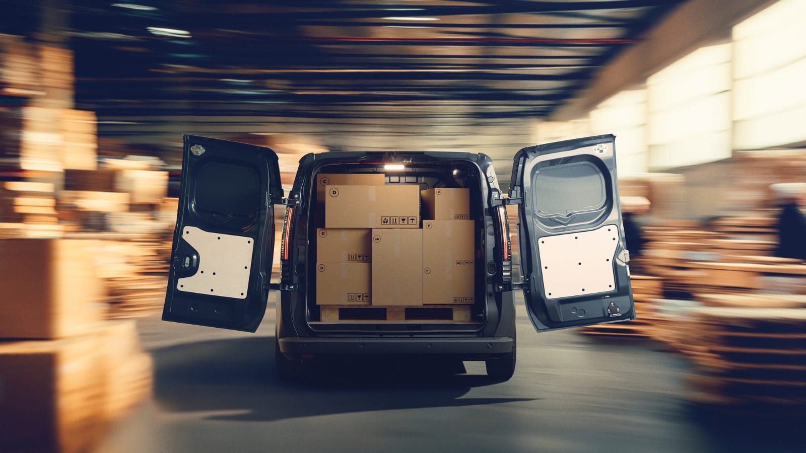 New Renault Trafic E Tech electric van.