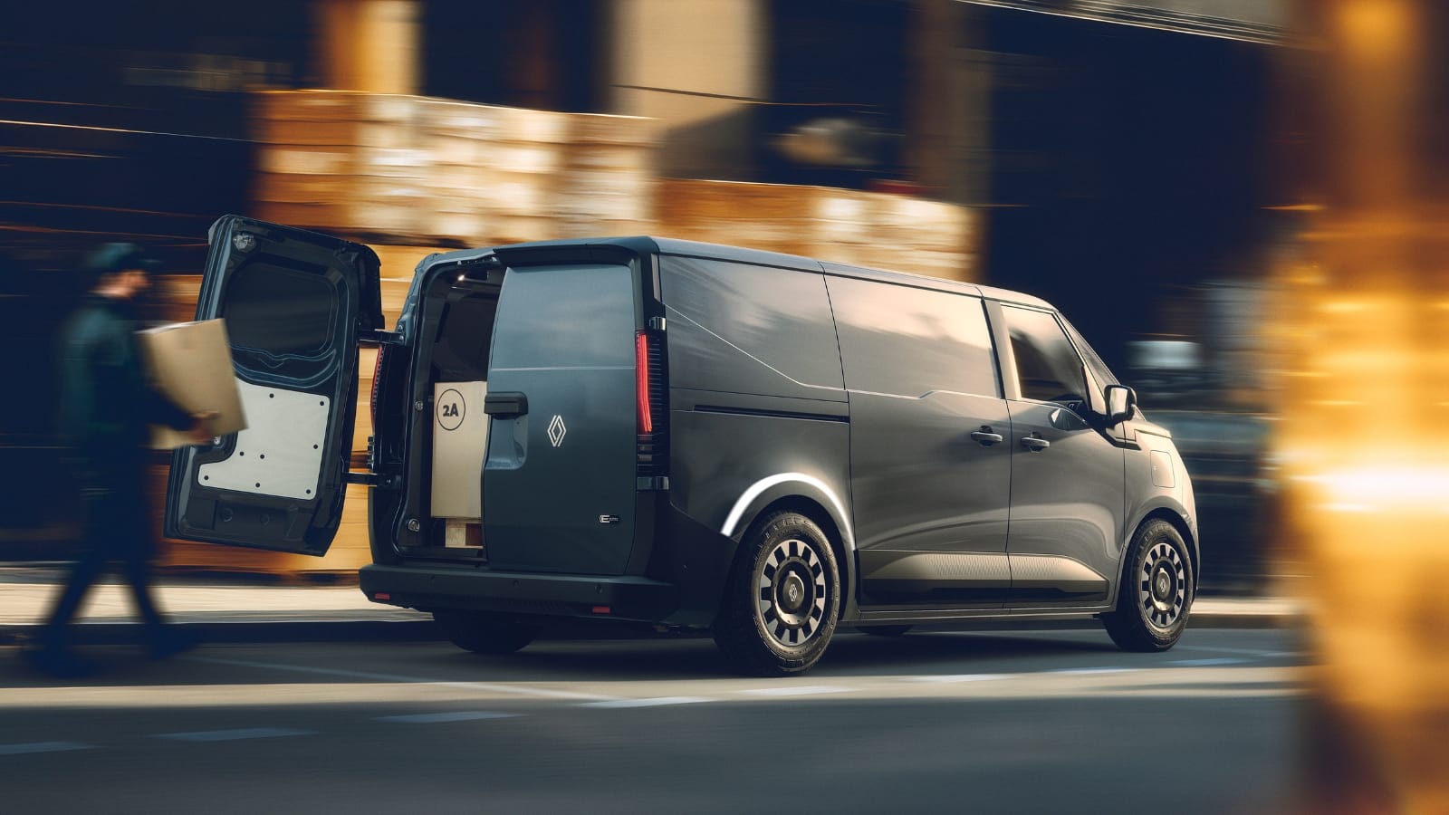 New Renault Trafic E Tech electric van.
